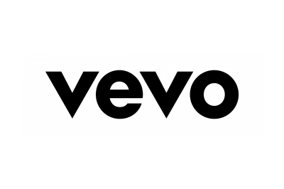 Vevo logo black text