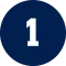 Dark blue circle with white number 1 in the middle