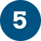 blue circle with a white number 5 inside