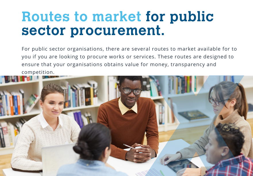 Routes to market for public sector procurement.
