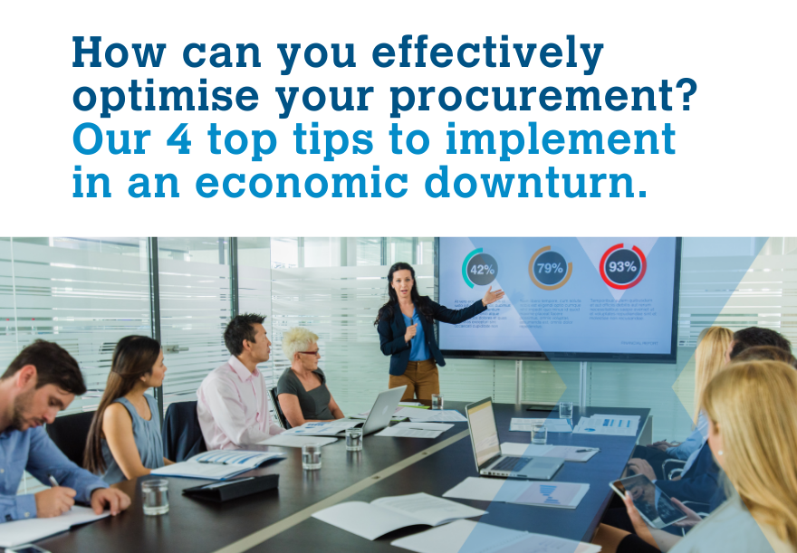Banner image for four tips to optimising your procurement