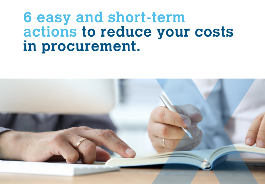 banner image for six steps to take to reduce your costs in procurement